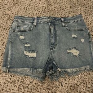 NWT Sneak Peek jean shorts high rise Large